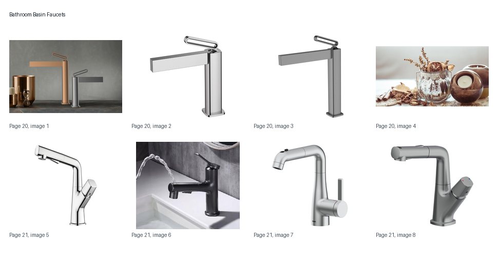 ANRUIQI bathroom basin faucet catalog product line